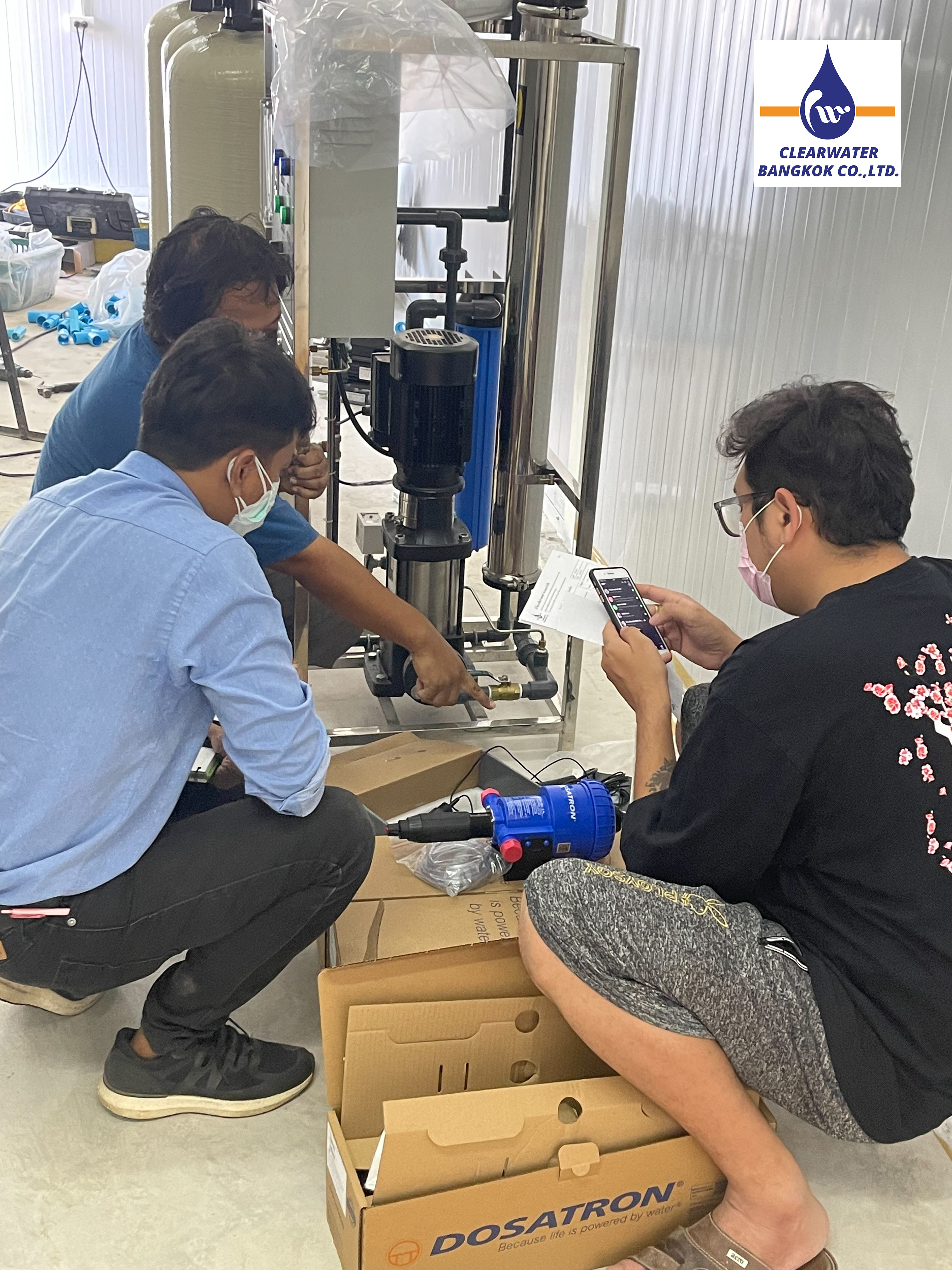 Dosatron ในระบบ Aeroponic Indoor